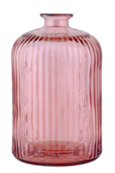 Láhev|váza, pr.15x23cm|2,8L, růžová - Krásná váza z ECO produktů VIDRIOS SAN MIGUEL 100% spotřebitelsky recyklované sklo s certifikací GRS.
