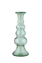 Svícen BACO, pr.9x22cm, sv. zelená - Elegantn svcny z recyklovanho skla. Krsa spojen s udritelnost. Prozkoumejte nai kolekci jet dnes!