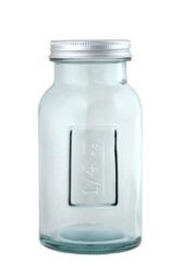 Lahev 0,25L, čirá - Praktická láhev z ECO produktů VIDRIOS SAN MIGUEL 100% spotřebitelsky recyklované sklo s certifikací GRS.