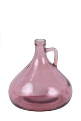 OBJ Váza s uchem, 17,5cm, růžová * - Objevte nai irokou kolekci uniktnch vz z recyklovanho skla. Prozkoumejte nai nabdku a najdte ten sprvn kousek pro v domov.