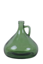 Váza s uchem, 17,5cm, zelená - Objevte nai irokou kolekci uniktnch vz z recyklovanho skla. Prozkoumejte nai nabdku a najdte ten sprvn kousek pro v domov.