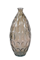 Váza DUNE, 45cm, lahvově hnědá|kouřová - Krsn vza zECO produkt VIDRIOS SAN MIGUEL. 100% spotebitelsky recyklovan sklo s certifikac GRS.
