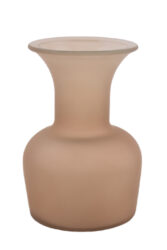 Váza CHICAGO, 20cm, hnědá matná - Krsn vza zECO produkt VIDRIOS SAN MIGUEL 100% spotebitelsky recyklovan sklo s certifikac GRS.