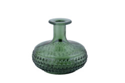 Váza DIAMOND, 12cm, lahvově zelená - Objevte nai irokou kolekci uniktnch vz z recyklovanho skla. Prozkoumejte nai nabdku a najdte ten sprvn kousek pro v domov.