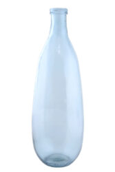 Váza MONTANA, 75cm, sv. modrá - kropenatá - Krsn vza zECO produkt VIDRIOS SAN MIGUEL 100% spotebitelsky recyklovan sklo s certifikac GRS.