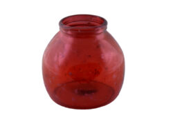 Váza MONTANA, 20cm|4,5L, červená - Krsn vza zECO produkt VIDRIOS SAN MIGUEL 100% spotebitelsky recyklovan sklo s certifikac GRS.