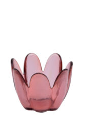Miska BROTES, 9cm růžová - Krsn miska zECO produkt VIDRIOS SAN MIGUEL. 100% spotebitelsky recyklovan sklo s certifikac GRS.