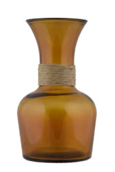 Váza s omotávkou CHICAGO, 4L, tmavě žlutá - Krsn vza zECO produkt VIDRIOS SAN MIGUEL 100% spotebitelsky recyklovan sklo s certifikac GRS.