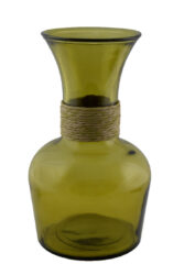 Váza s omotávkou CHICAGO, 4L, žlutá - Krsn vza zECO produkt VIDRIOS SAN MIGUEL 100% spotebitelsky recyklovan sklo s certifikac GRS.