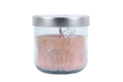 Svíčka ve sklenici s pampeliškou Skořice - Dekorativn svky ve sklenicch z 100% recyklovanho skla. Pidejte do svho domova atmosfru s na irokou nabdkou doplk.