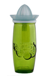 Sklenice s odšťavňovačem JUICE, 0,55L, sv. zelená - Krsn sklenice zECO produkt VIDRIOS SAN MIGUEL 100% spotebitelsky recyklovan sklo s certifikac GRS.
