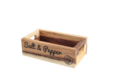Přepravka na jídlo - Salt & Pepper, rustikální akát - Popis se pipravuje - mono na dotaz