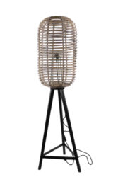 Lampa stojací HORIZONTAL, pr.36x140cm - Lampy a lustery z ratanu a prout od Van der Leeden. Run vroba, prodn materily, originln design.